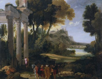 Paisaje clásico, 1760 de Giovanni Paolo Pannini